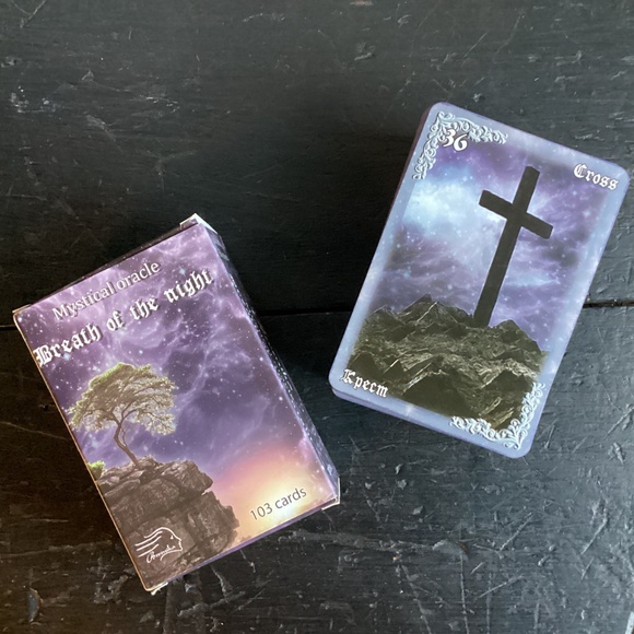 Lenormand BREATH of the NIGHT Mystical ORACLE 103 cards deck c.2015 Ltd Edition - Picture 5 of 7